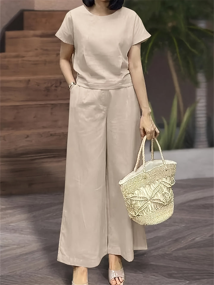 Nadia™ - Pocket Wide Leg Set