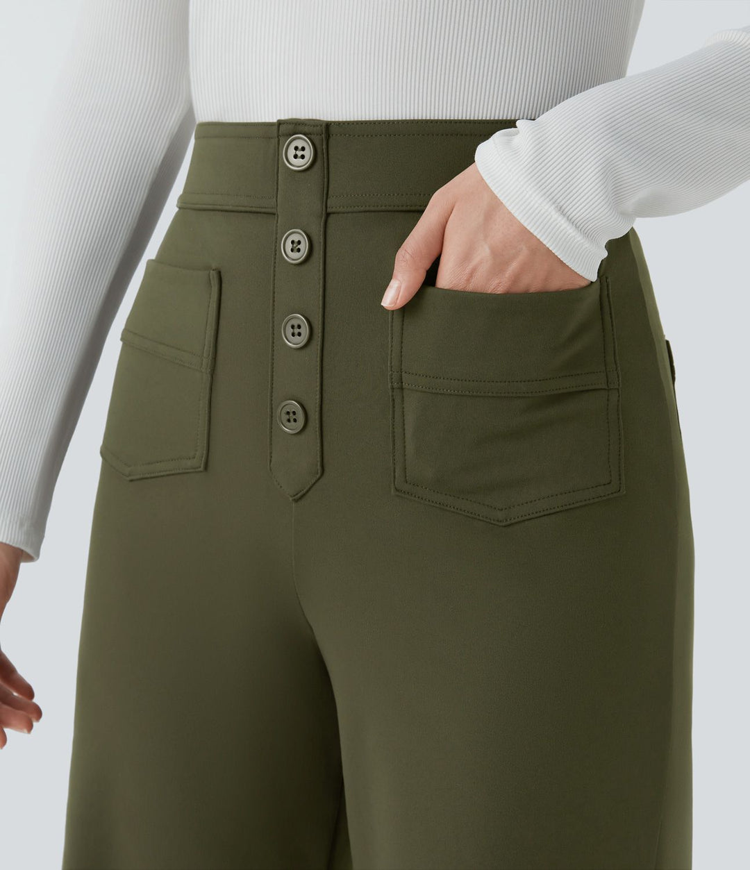 Jade | Linen Casual Pants