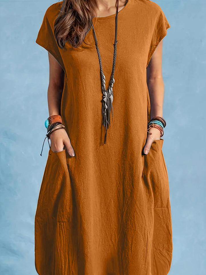 Zara™ | Batwing Sleeve Dress