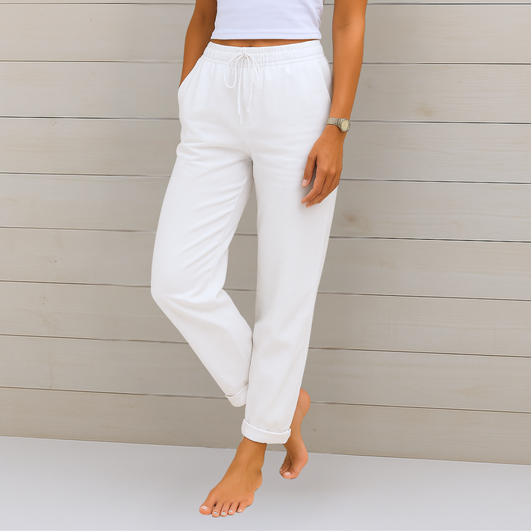 Susy | Linen Stretch Pants