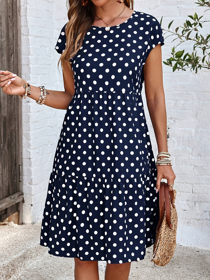 OLIVIA – Casual Vacation Short-Sleeve Dress