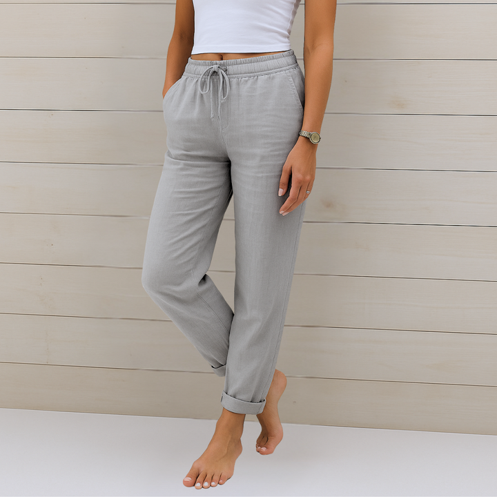 Susy | Linen Stretch Pants