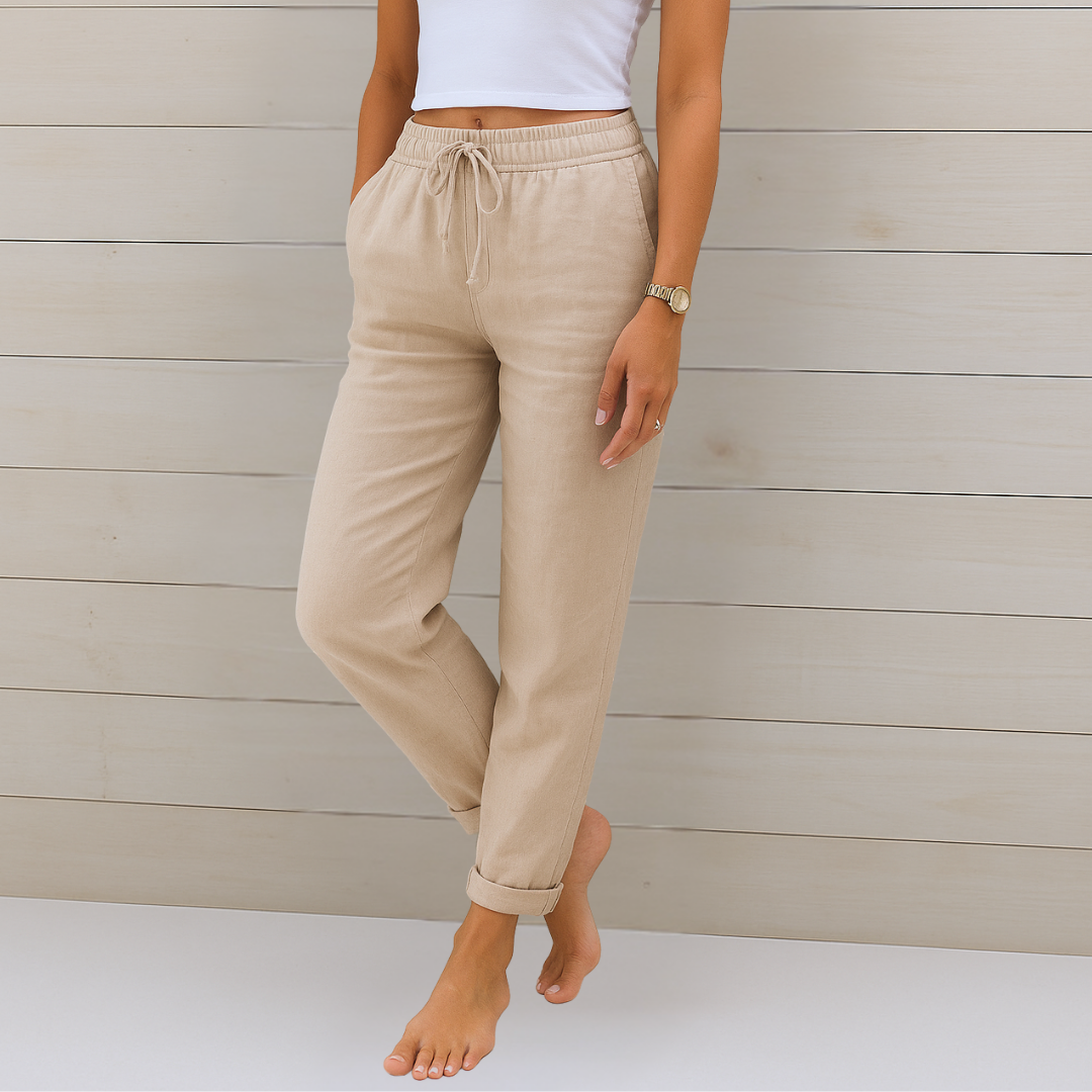Susy | Linen Stretch Pants