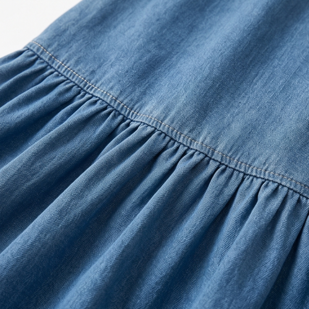 Mavira™ Soft-Touch Maxi Dress with Tiered Ruffle Hem
