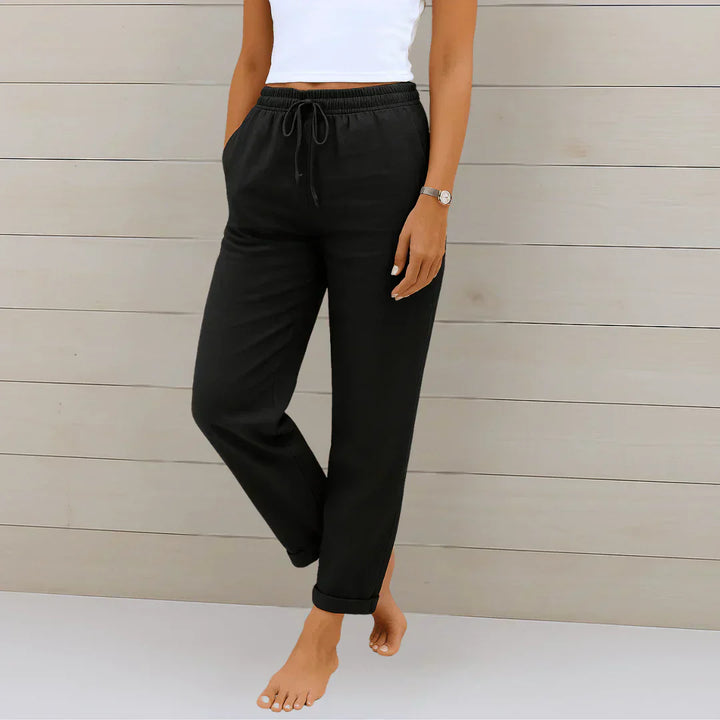 Quirina | Linen Airy Summer Trousers