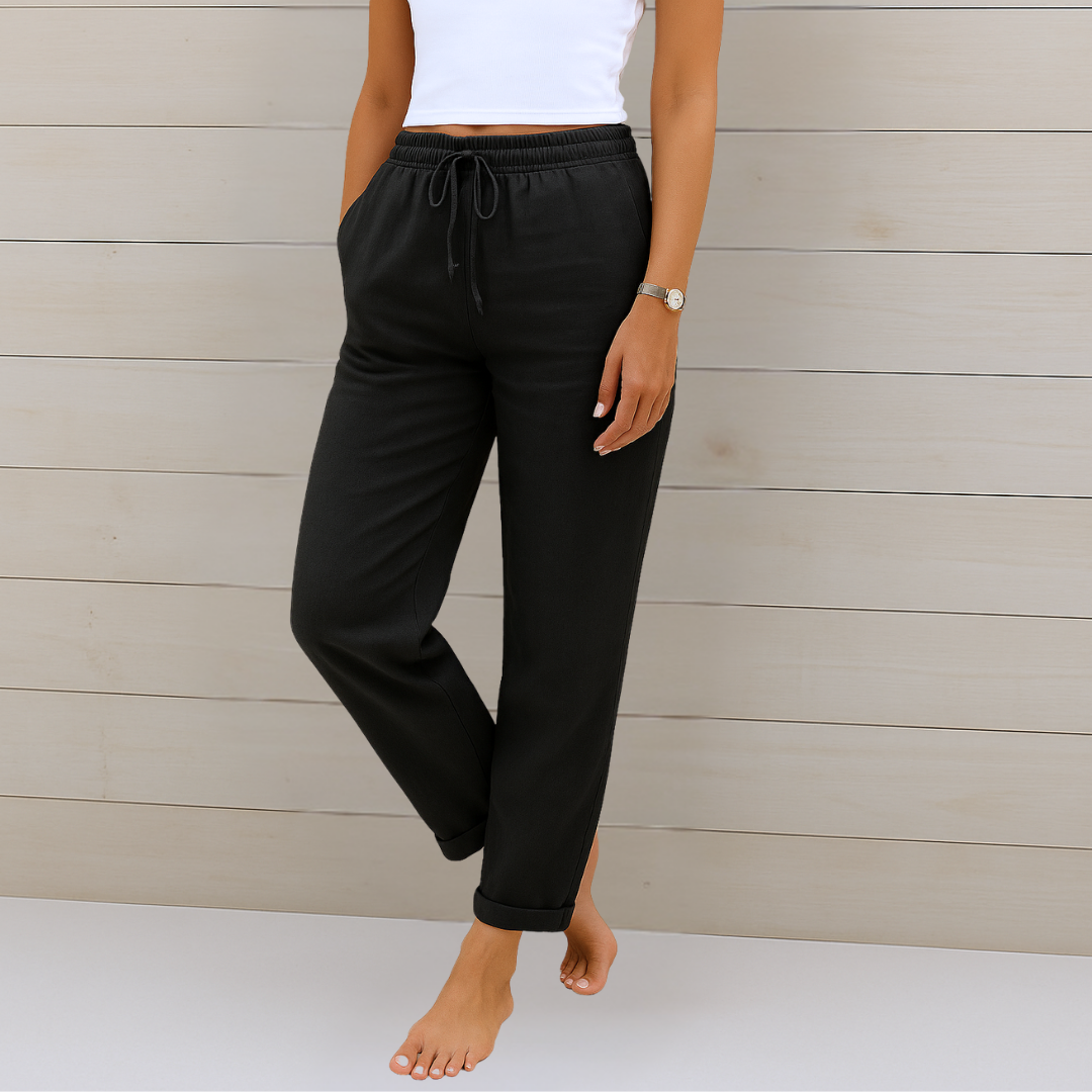 Susy | Linen Stretch Pants