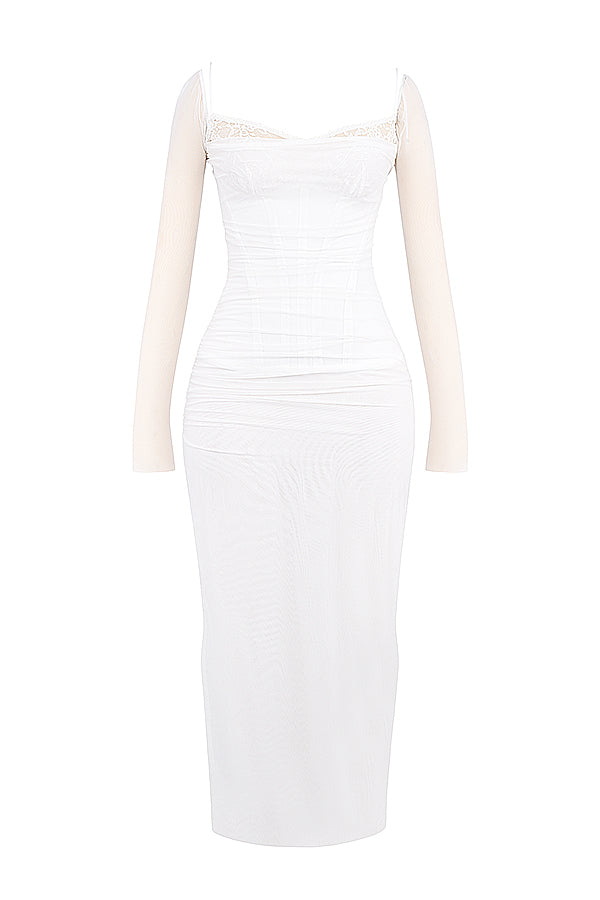 Nora | Long Sleeve Maxi Wedding Guest Dress