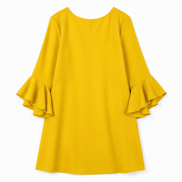 Hilaria™ – Statement Bell Sleeve Mini Dress