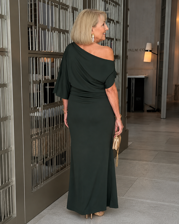 Clara™ Satin Midi Dress