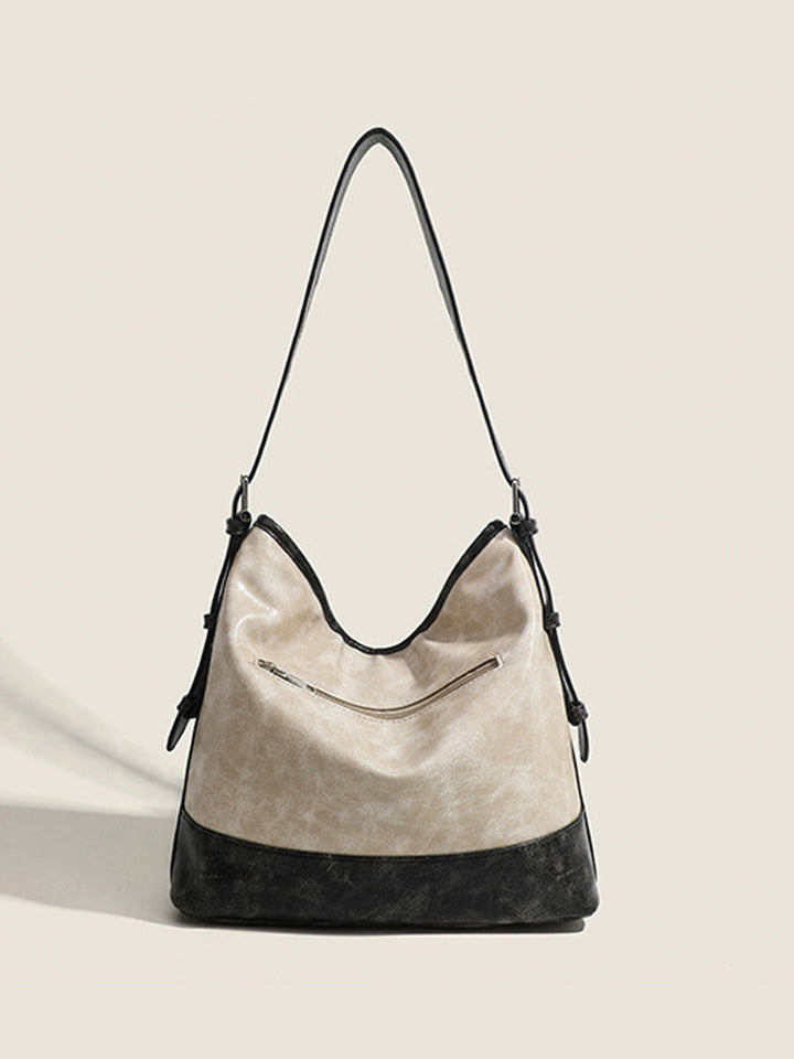Women's Fashionable Color-block Handbag