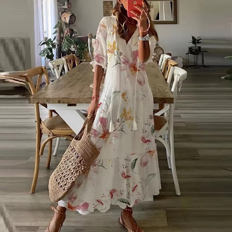 Kamryn - Flattering Maxi Boho Dress