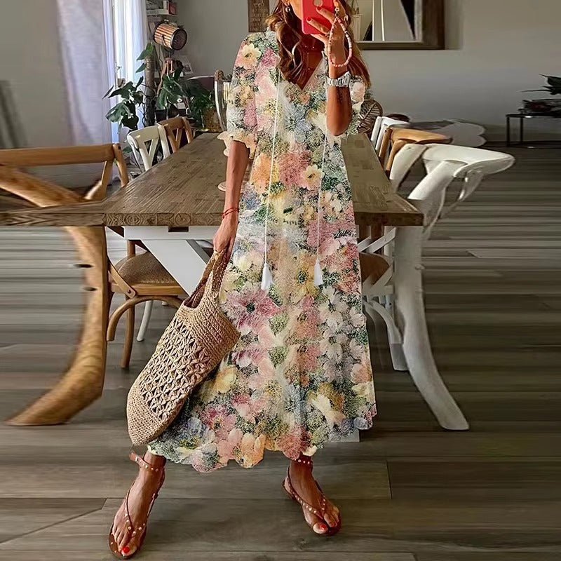 Reyna - Flattering Maxi Boho Dress