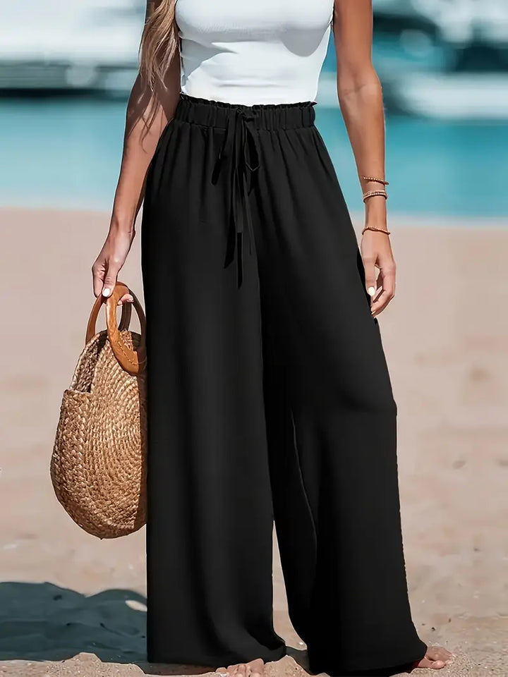 Liv | Linen High-Waisted Trousers