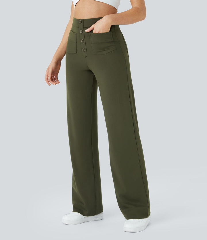 Jade | Linen Casual Pants