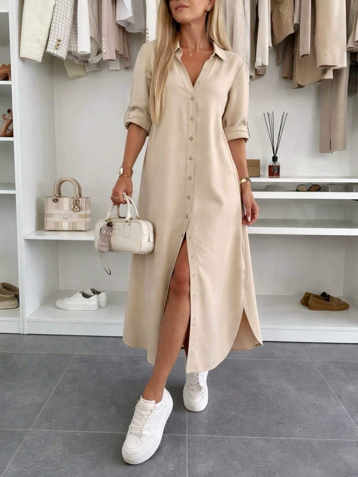 Helen - Oversized Shirt Dress