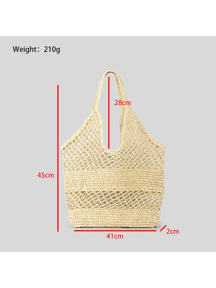 Women's Fashion Holiday Woven Handbag