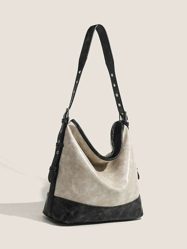 Women's Fashionable Color-block Handbag