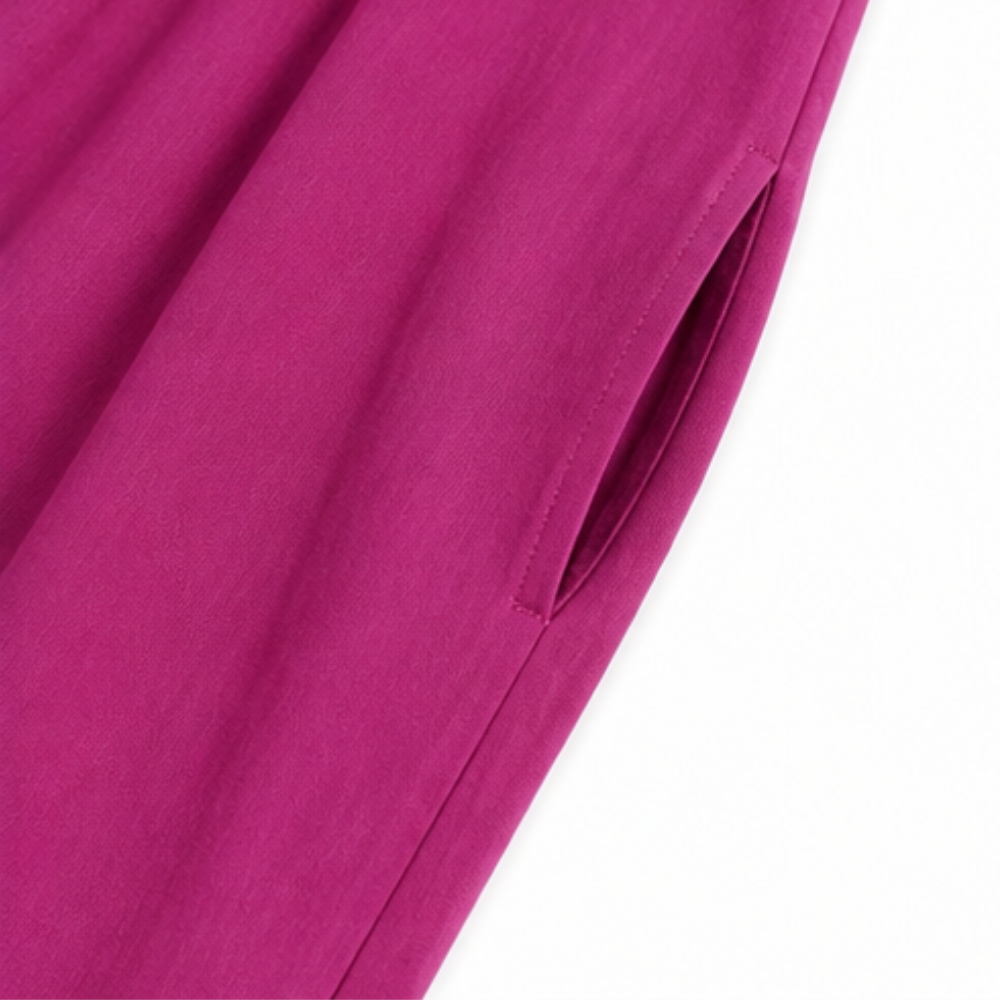Wren™ – Pin-Tuck Maxi Dress with Pockets