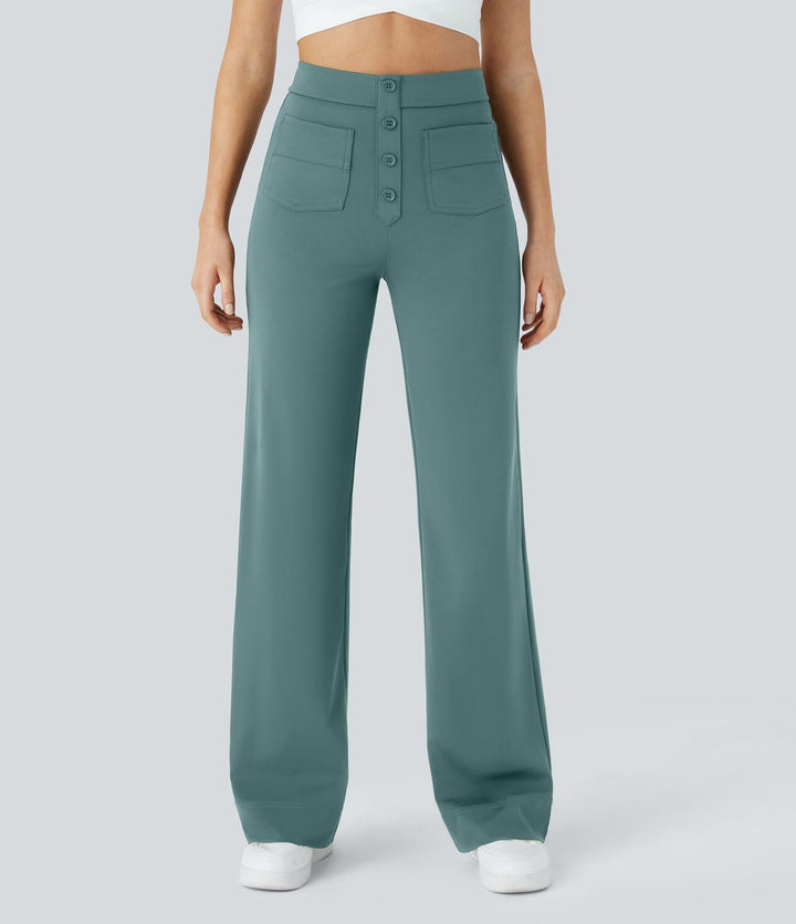 Jade | Linen Casual Pants