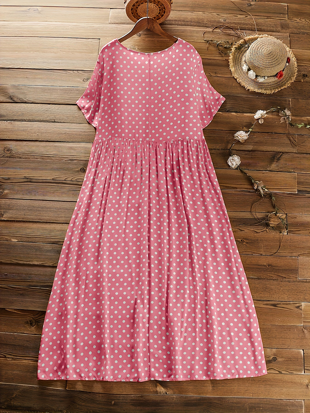 Dot™ - Retro Polka Dot Midi Dress