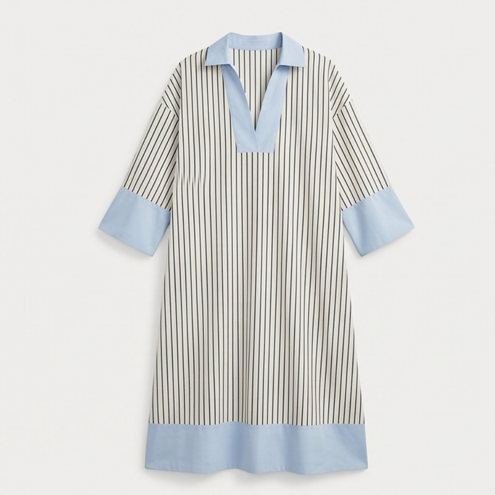 Florene™ – Lightweight Striped Midi Dress