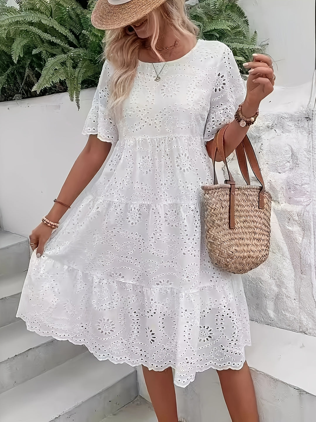 Aurora™ | Embroidered Lace Dress