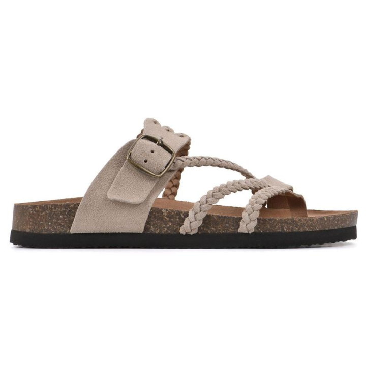 Hayleigh - Braided Cork Sandals