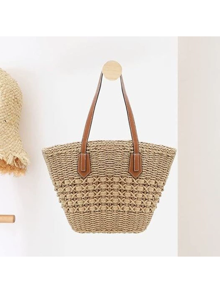 Women's Versatile Hand-woven Shoulder Handbag