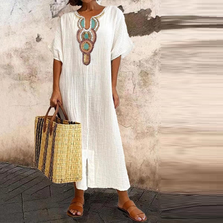Drune | Kaftan Dress with Ethnic Accent
