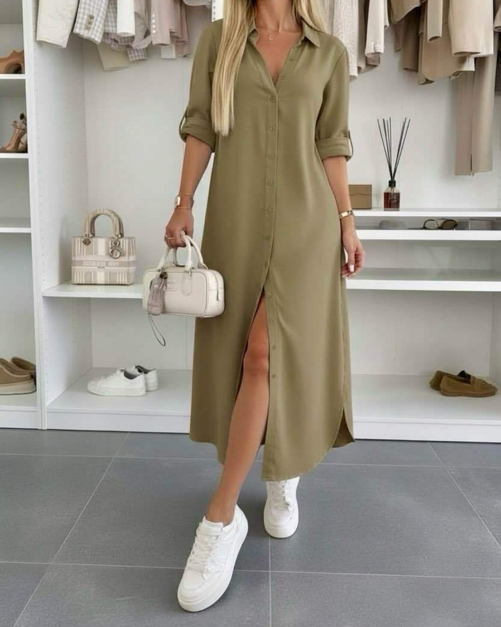 Helen - Oversized Shirt Dress