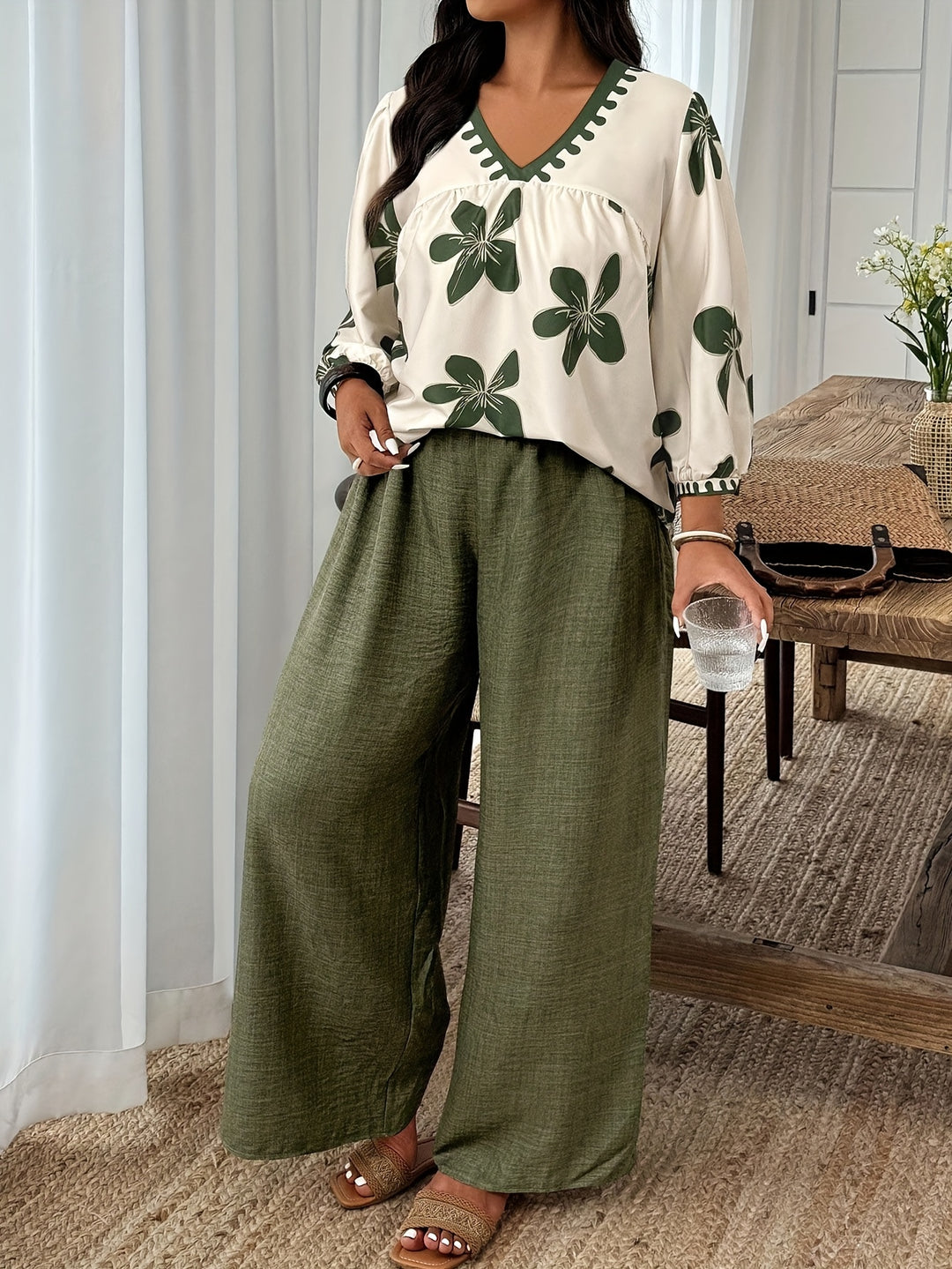 Verina™ - Relaxed Floral 2-Piece Set
