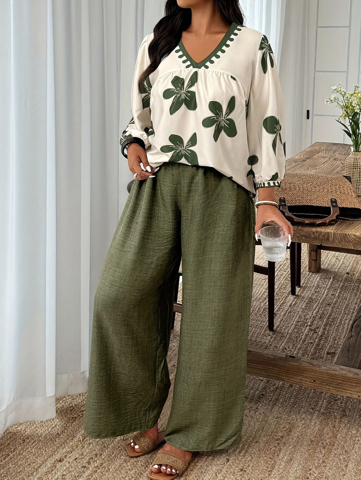 Verina™ - Relaxed Floral 2-Piece Set