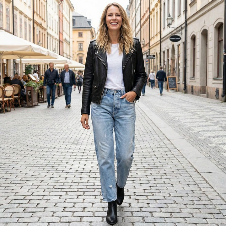 Danice - Elegant Cropped Jeans