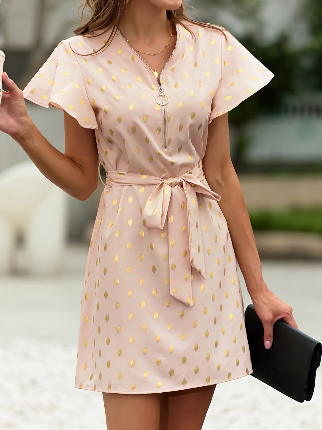 AMELIA™ - Elegant Polka Dot Summer Dress