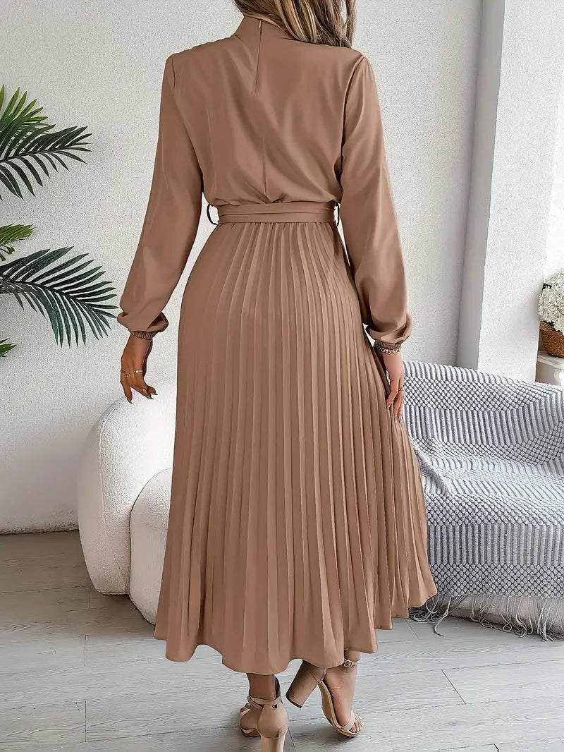 Rae | Pleated Midi Wedding Guest Dress