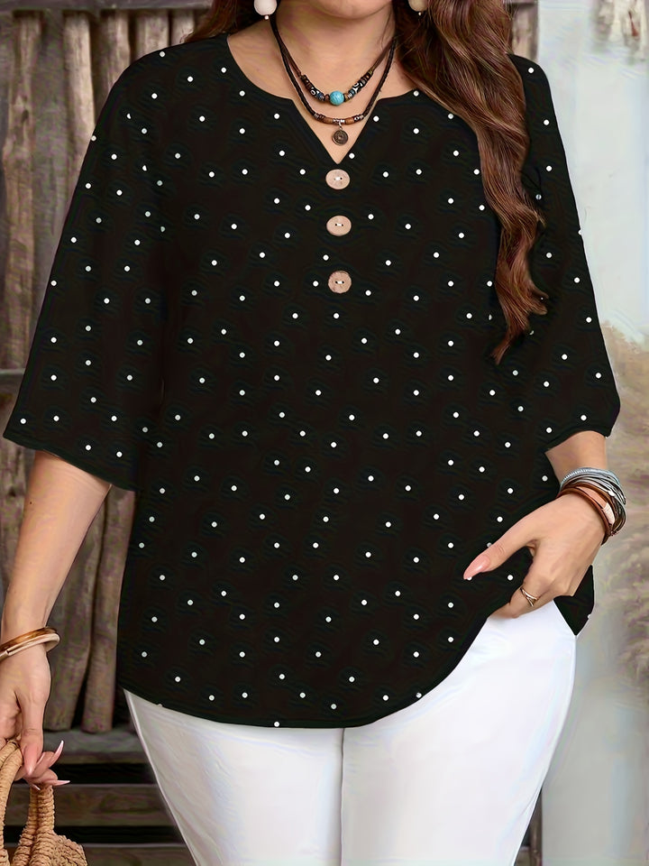 HARPER™ - Classic Polka Dot Everyday Blouse