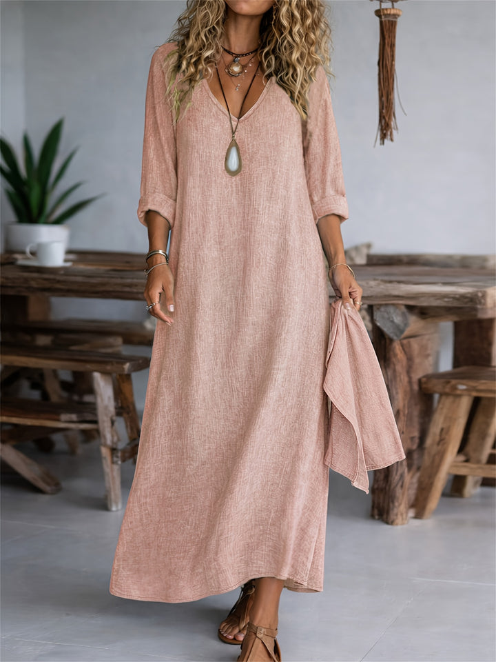 Sorella™ - Relaxed V-Neck Maxi Dress