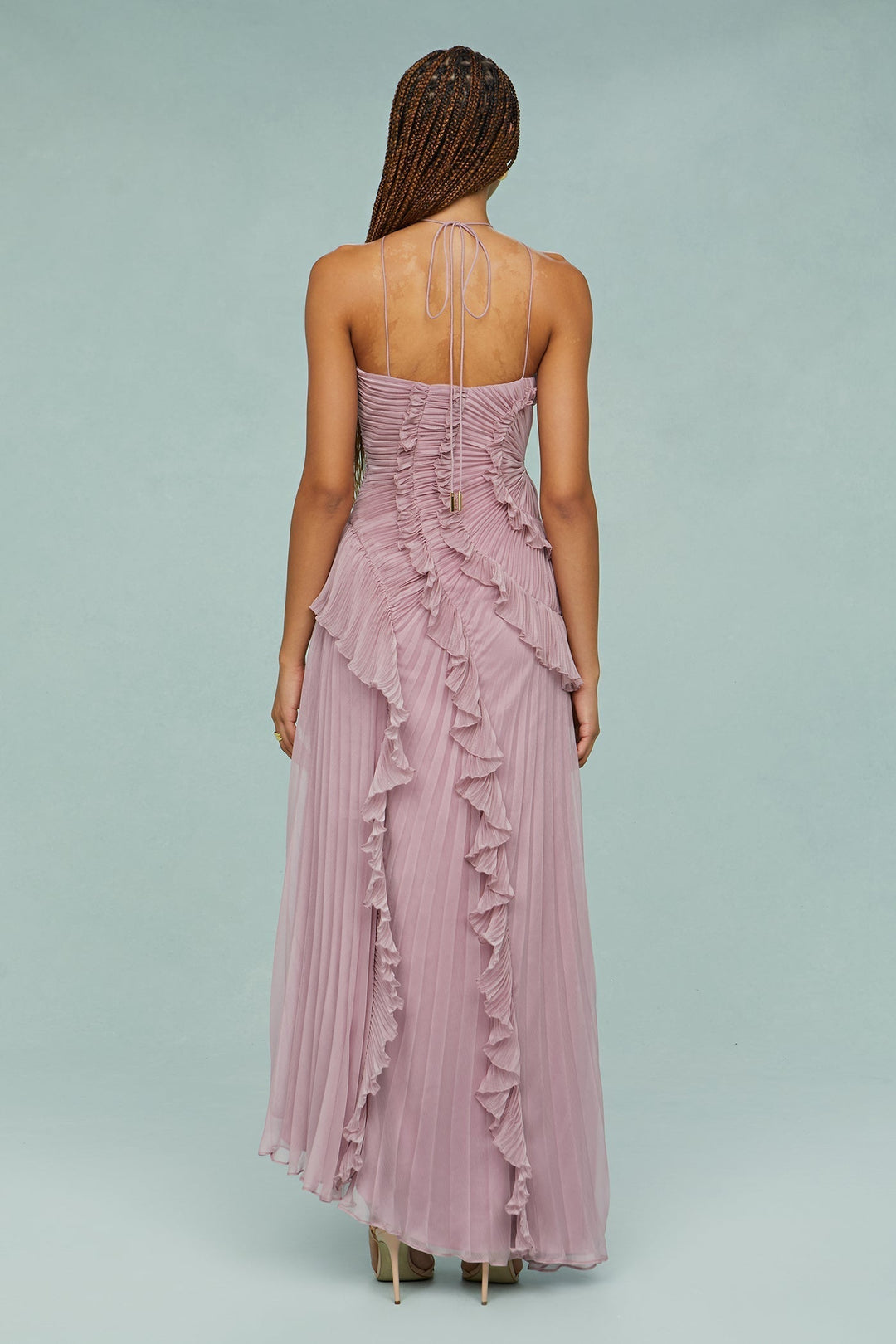 Estelle | Halter Wedding Guest Dress