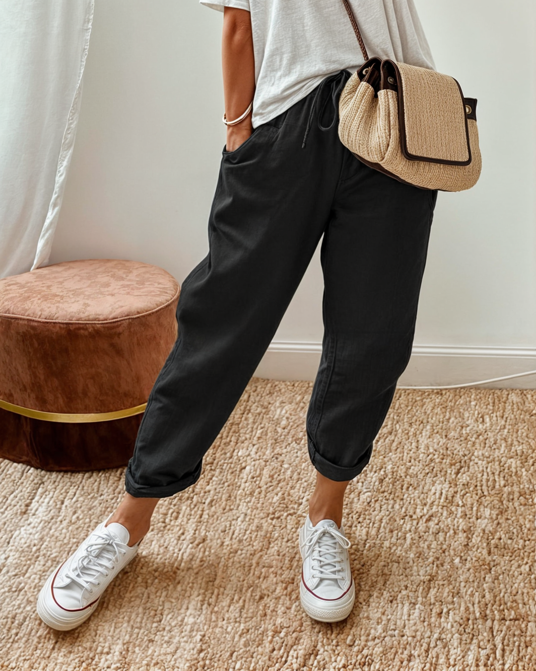 Pink - Chic Comfortable Pants