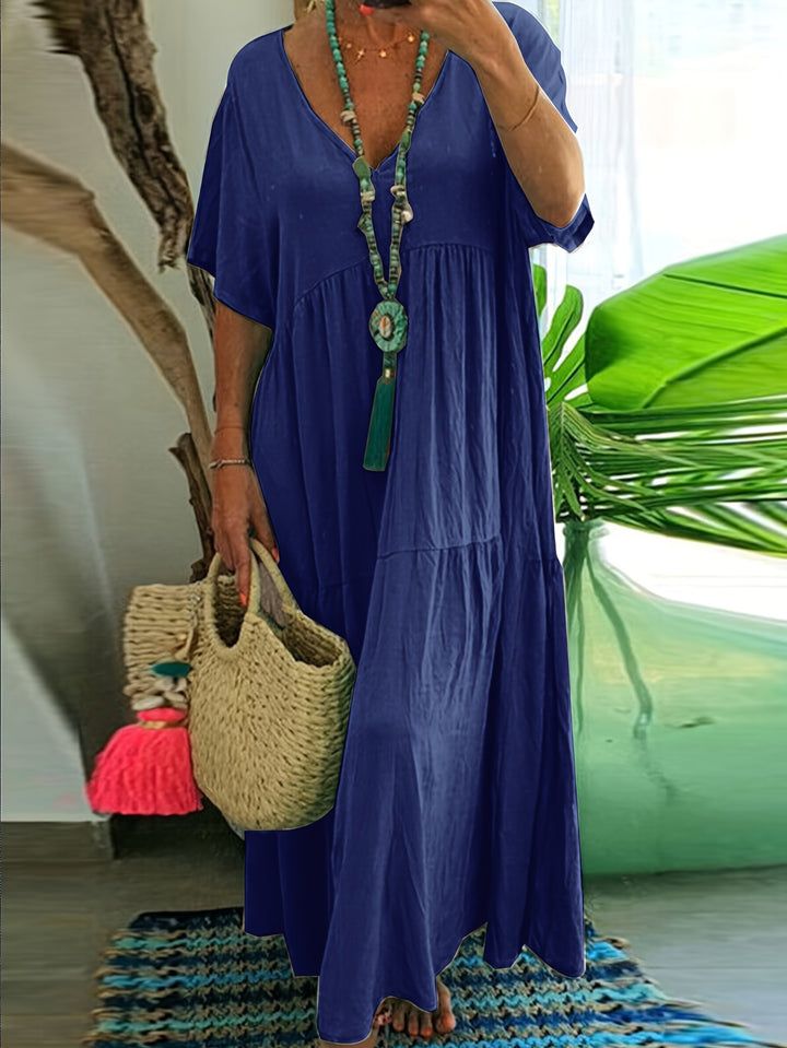 Ruby™ | Off-Shoulder Pleated Dress