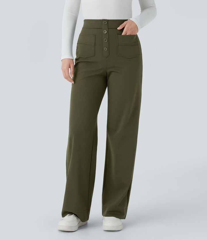 Jade | Linen Casual Pants