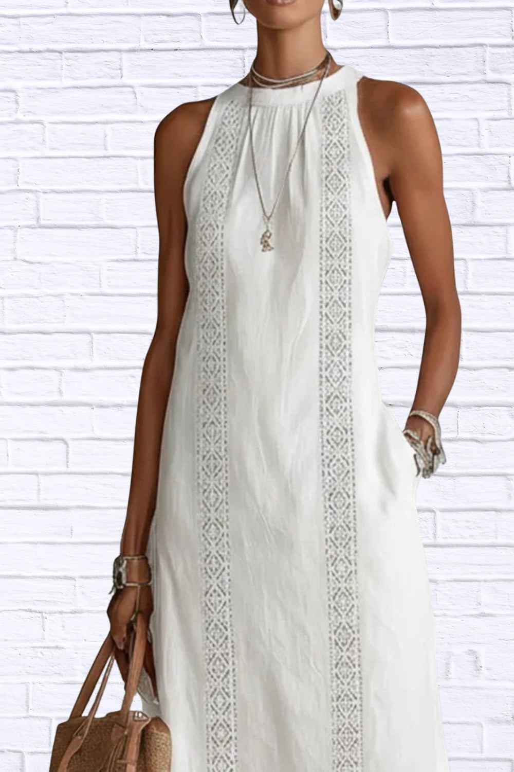 Maria | Elegant Sleeveless Summer Dress