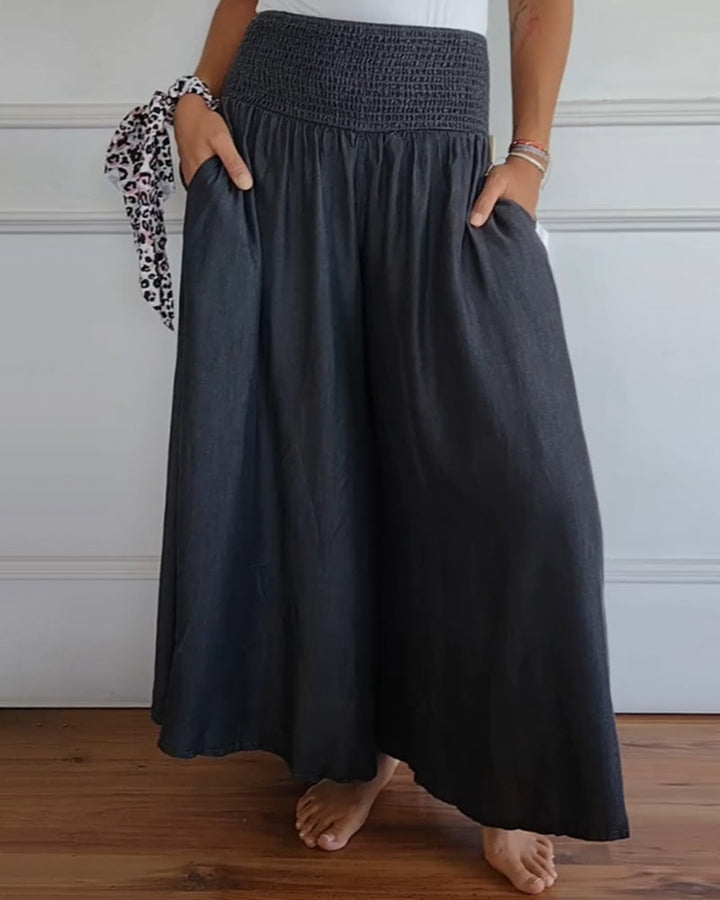 Mira | Linen Elastic Skirt
