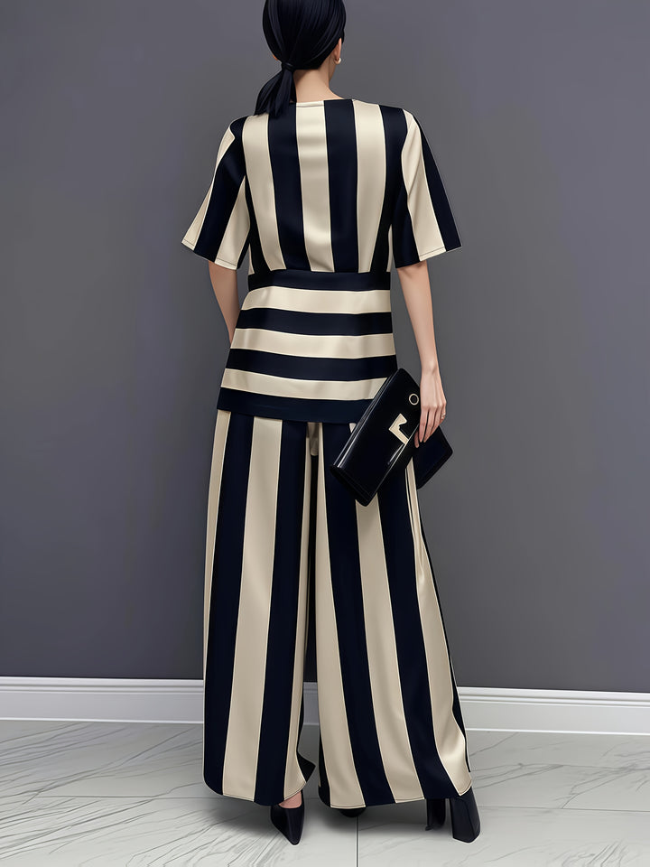 Sasha™ - Stripe Flared Set
