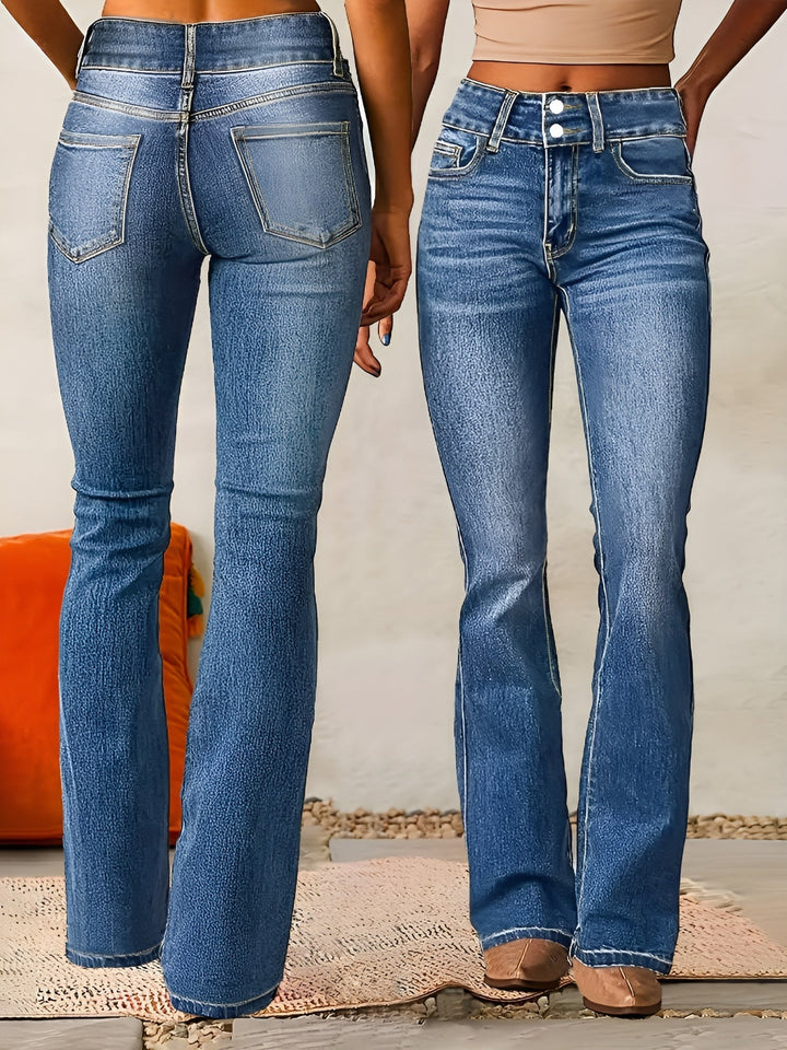 Alana - Comfortable Flared Jeans