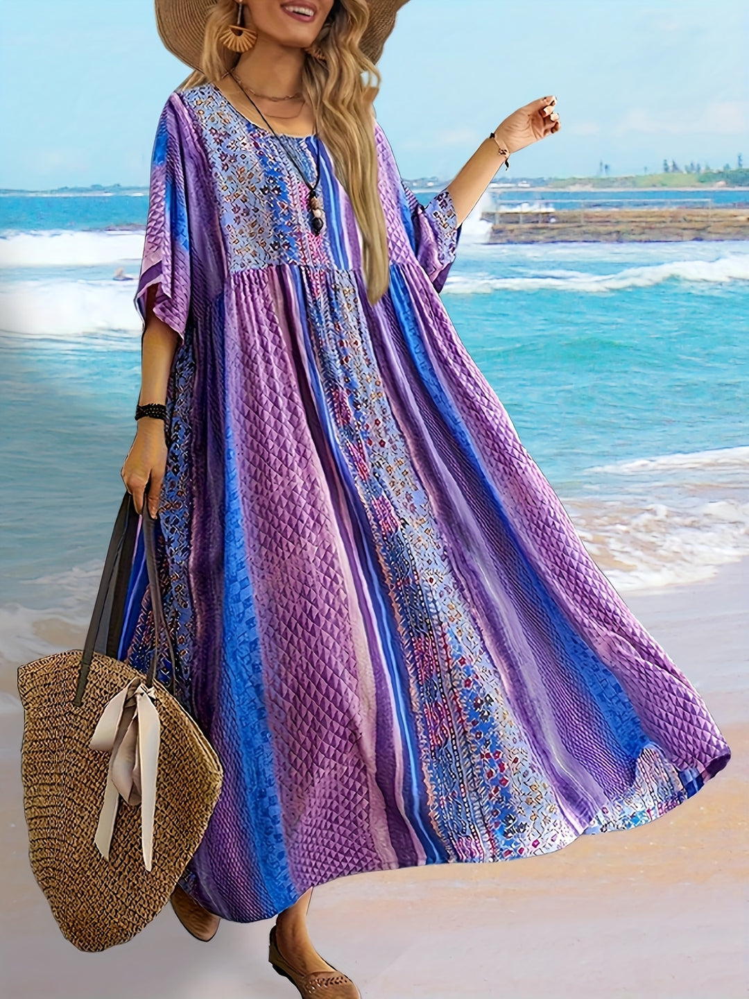 Sienna™ - Ethnic Maxi Dress