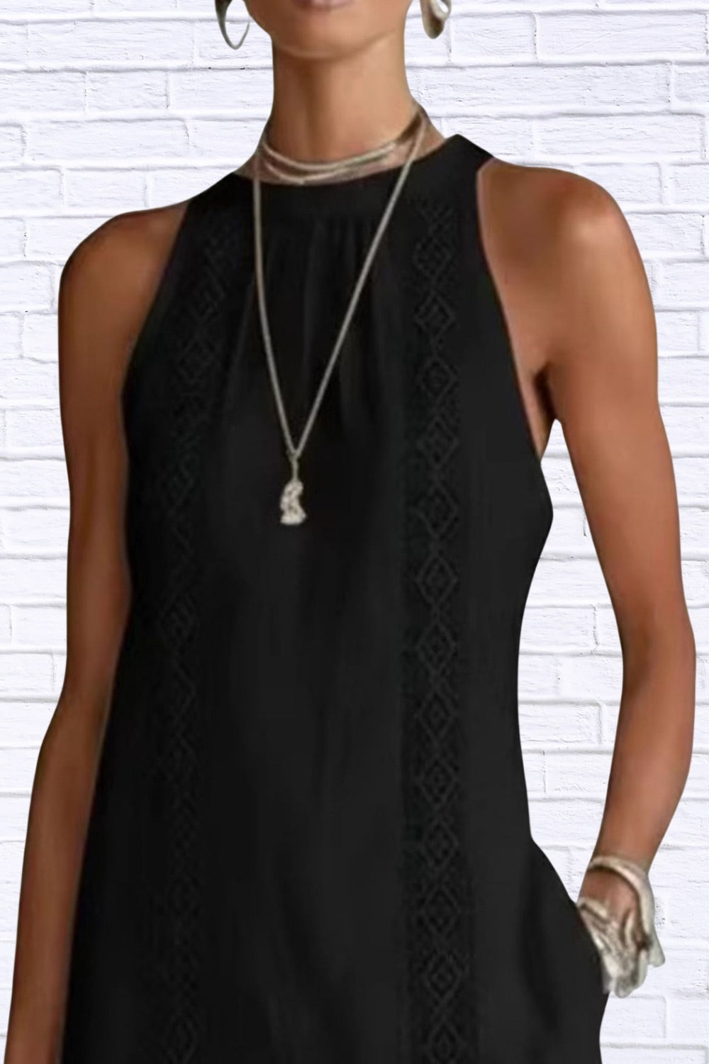 Maria | Elegant Sleeveless Summer Dress