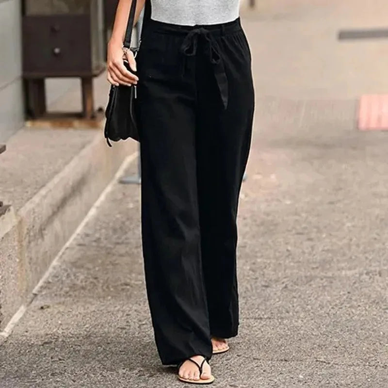 Grace™ Wide Leg Linen Pants