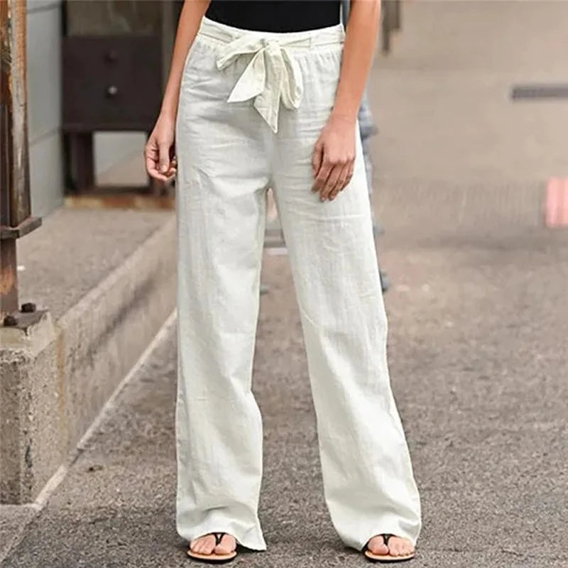 Grace™ Wide Leg Linen Pants