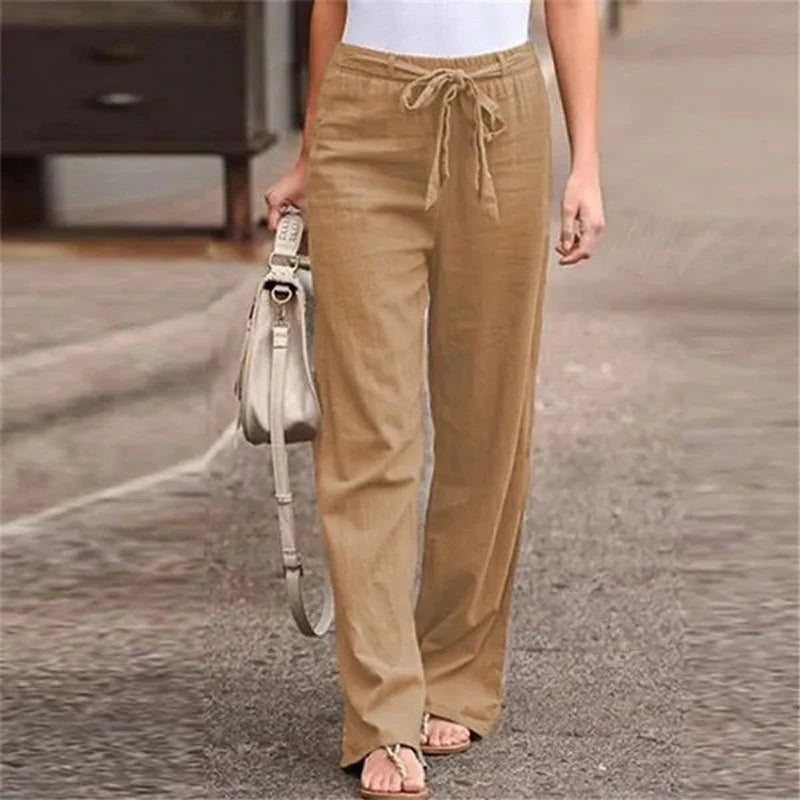 Grace™ Wide Leg Linen Pants